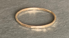 Load image into Gallery viewer, Craggy gold ring 1.2mm
