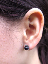 Load image into Gallery viewer, flores studs with semi-precious gems