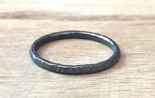 Load image into Gallery viewer, Ripple 1.5mm oxidized silver