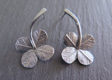 Load image into Gallery viewer, &quot;A Little Luck&quot; clover long stem post earrings
