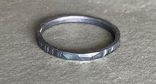Load image into Gallery viewer, Craggy oxidized silver 1.5mm
