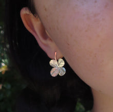 Load image into Gallery viewer, &quot;A Little Luck&quot; clover short stem post earrings
